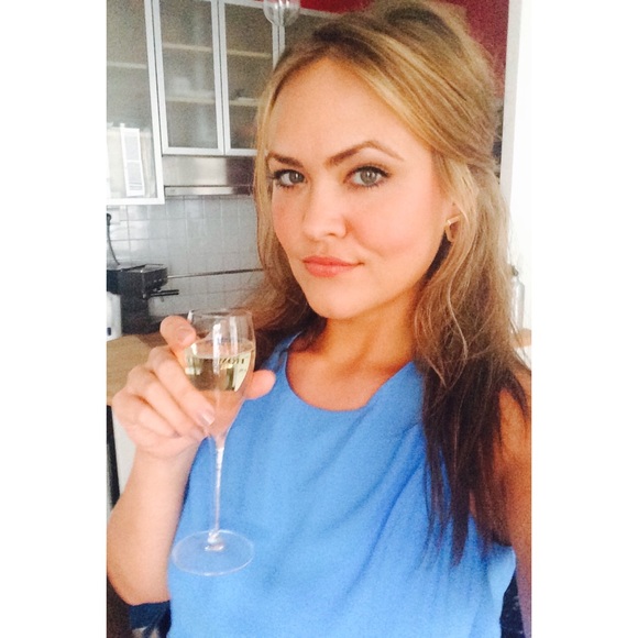 Lush Baby Blue Crop Top, With a Criss Cross Back, Size Medium - Picture 7 of 17